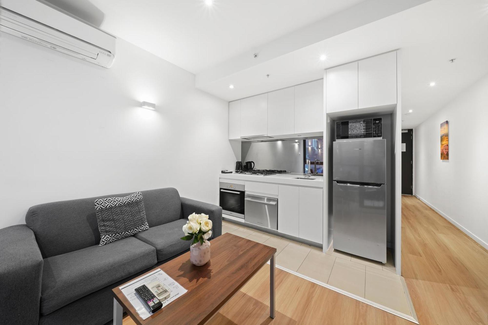 Flinders Street Apartments Melbourne Buitenkant foto
